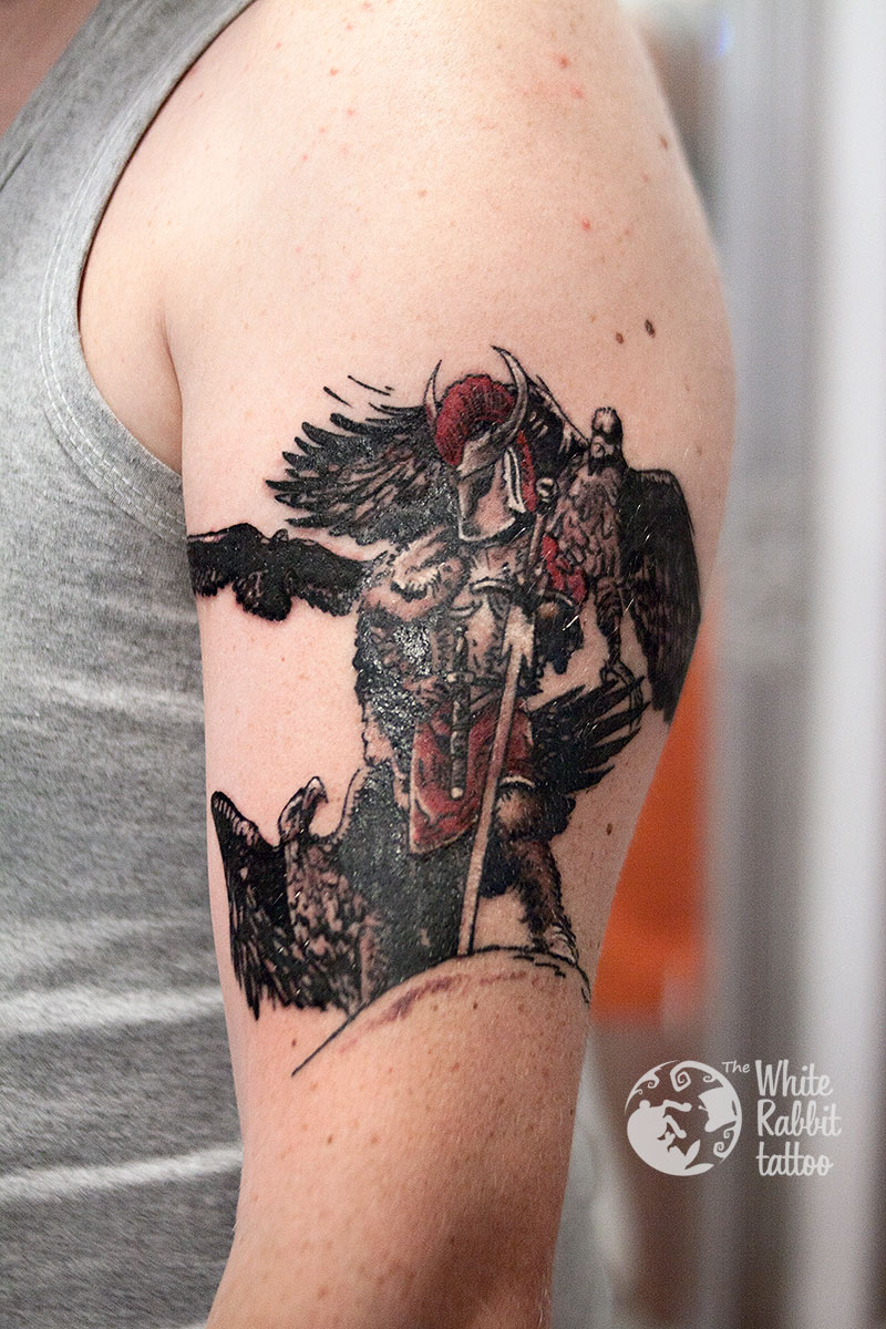 Tatuaż Thorgal Pan trzech orłów
