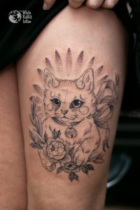 Tatuaż z kotem