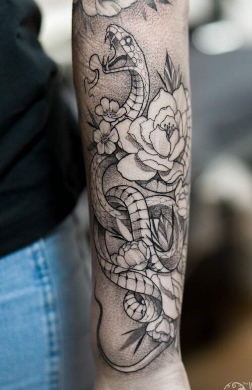Tatuaż z wężem