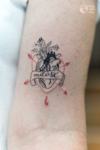 Mikro tatuaże - serce